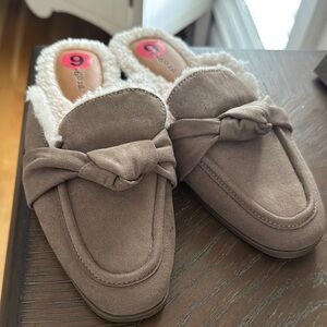 Cozy Brown Slip-On Loafers